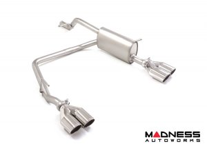 Alfa Romeo Junior Performance Exhaust - 1.2L - Ragazzon - Muffled - Axle Back - Dual Exit/ Quad Polished Tips